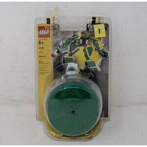 Vintage LEGO 4346 X-Pod Robots Building Toy 50 Pieces 2004 Green Rare Unopened